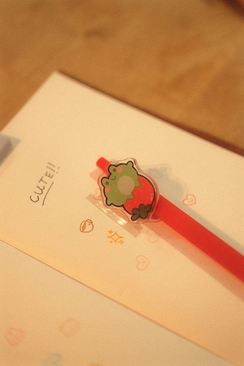 Jelly the Strawberry Frog Pen