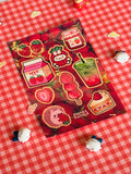 Strawberry Glossy Sticker Sheet
