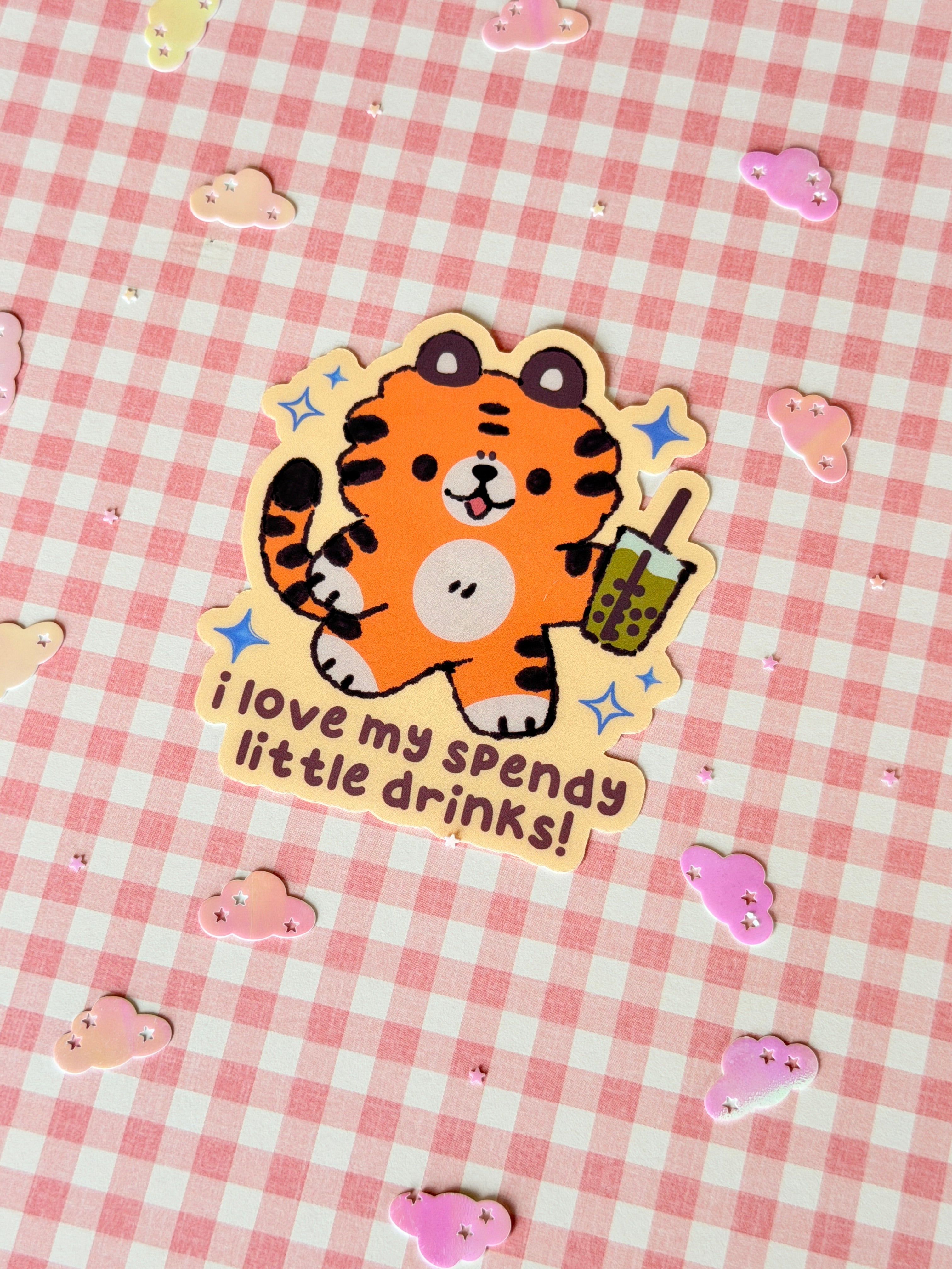 Spendy Drinks Sticker