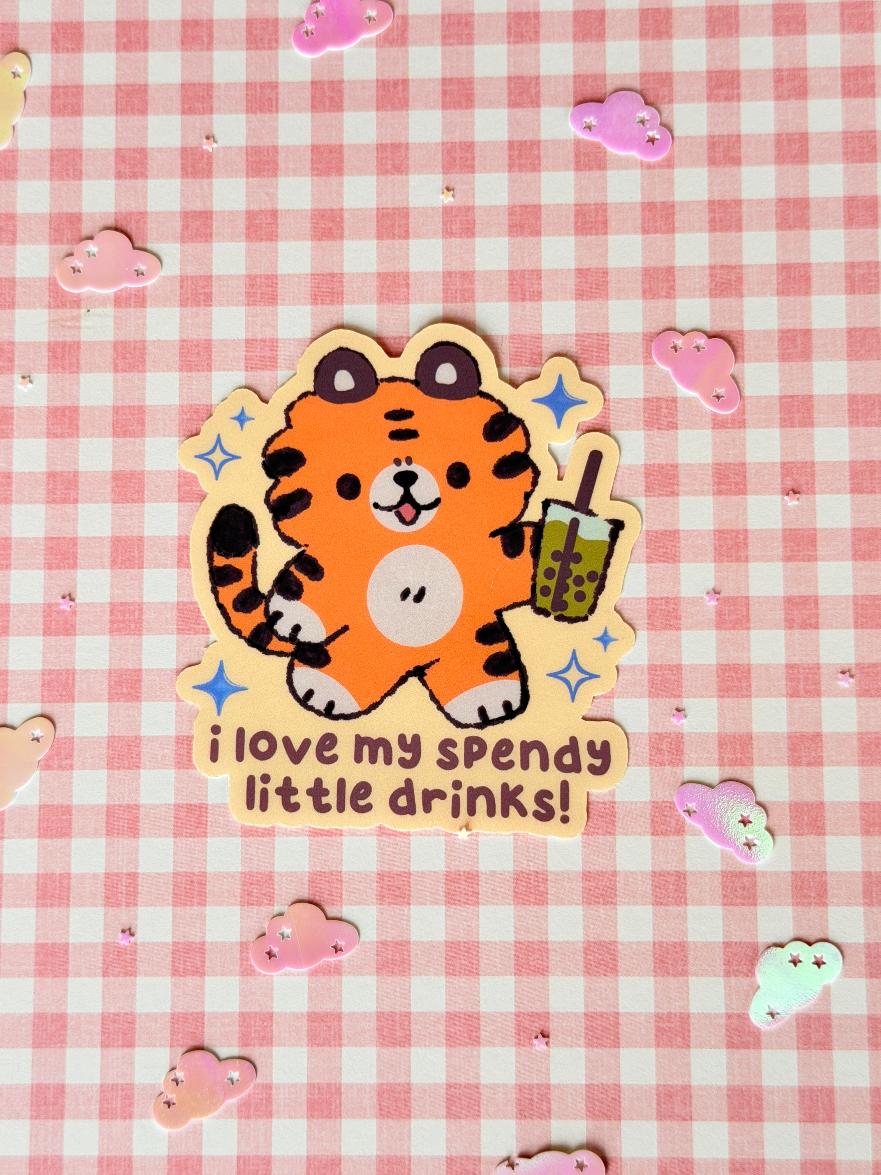 Spendy Drinks Sticker