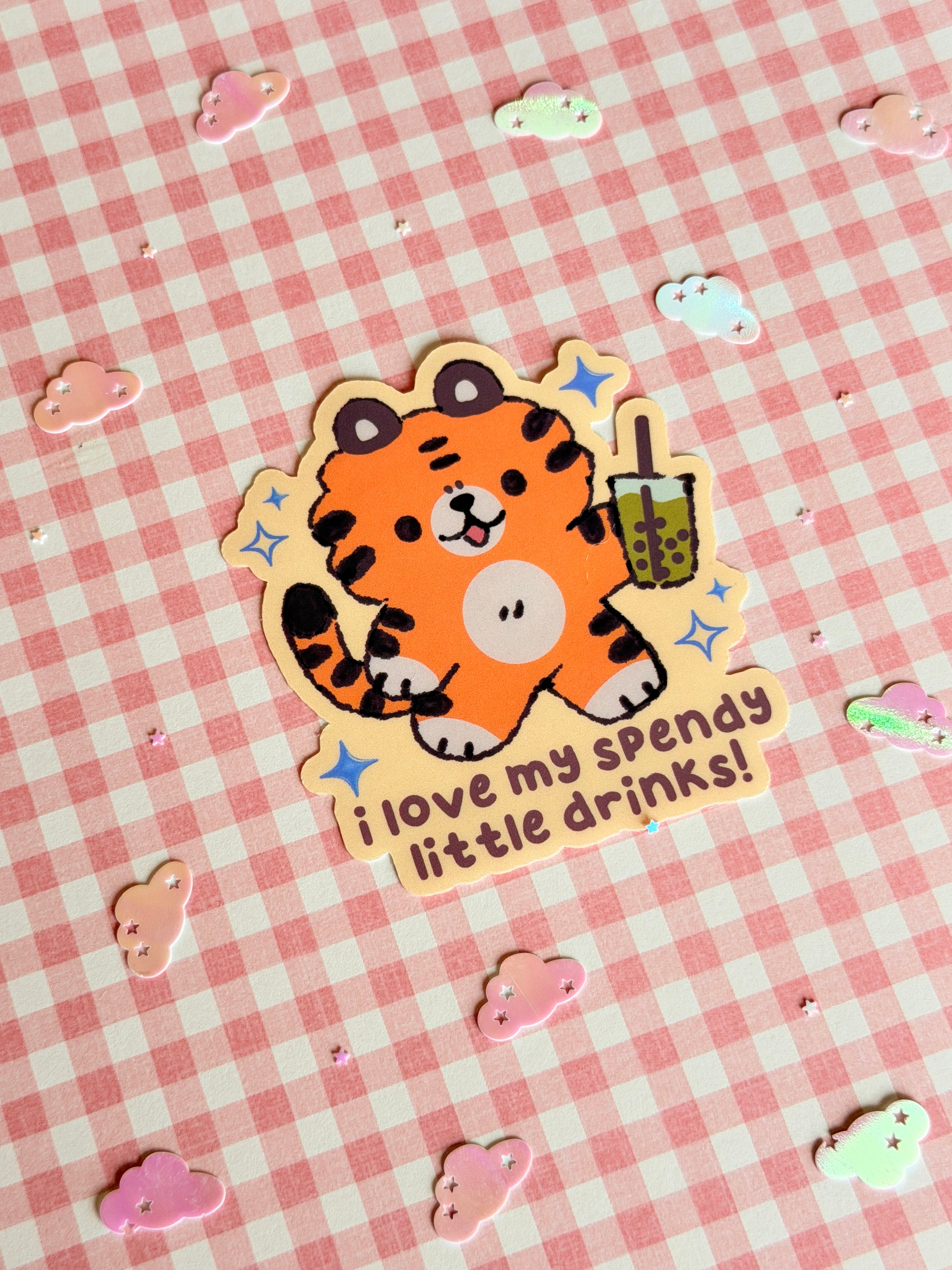 Spendy Drinks Sticker