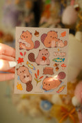 Beaver Sticker Sheet