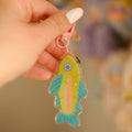 Green Fish Keychain