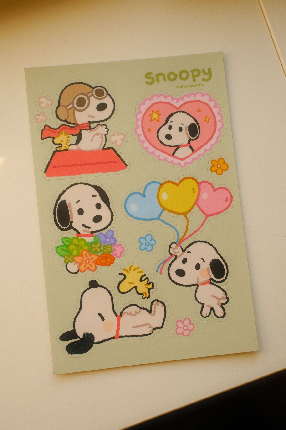 Snoopy Sticker Sheet – Planet Bunnie