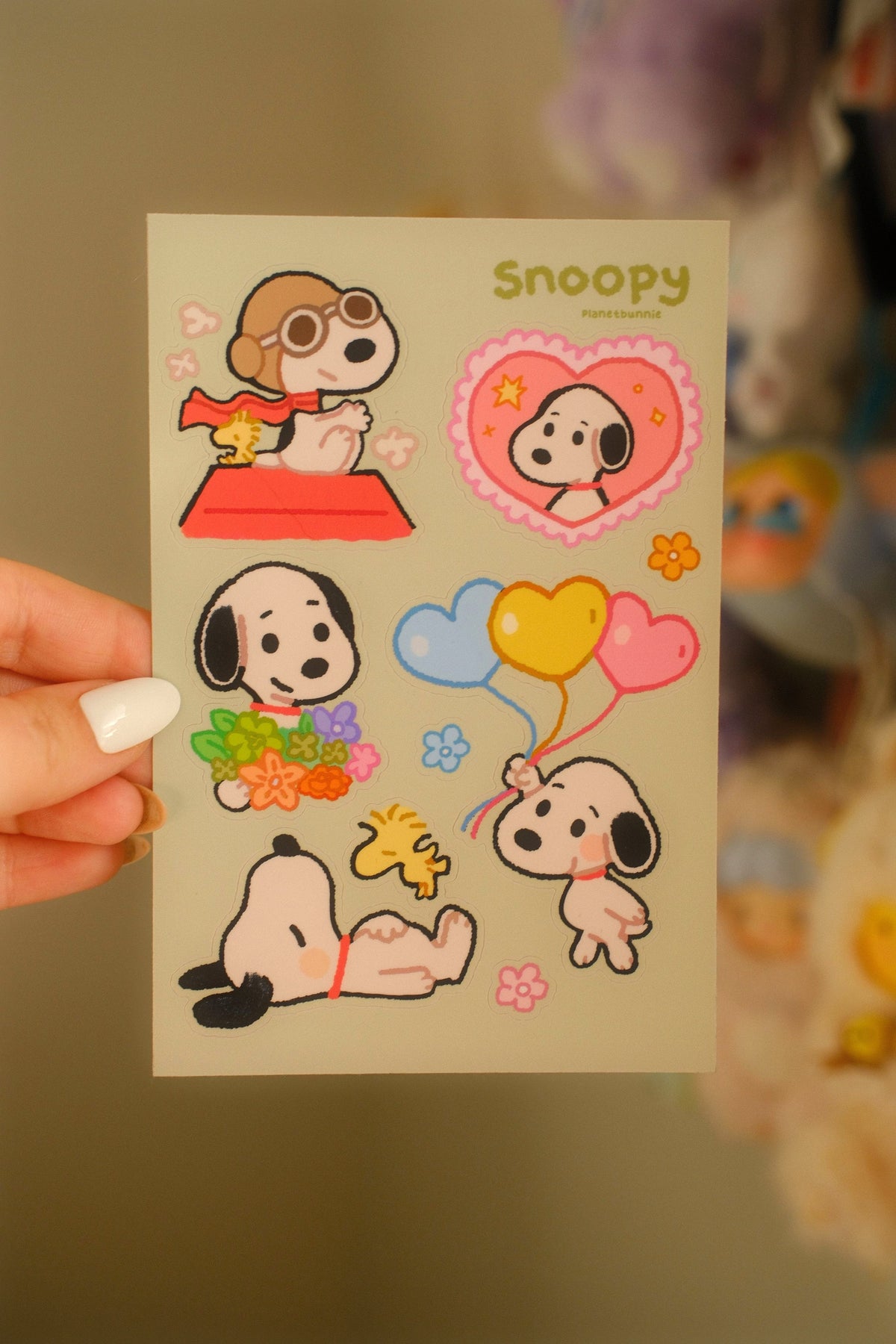 Snoopy Sticker Sheet – Planet Bunnie