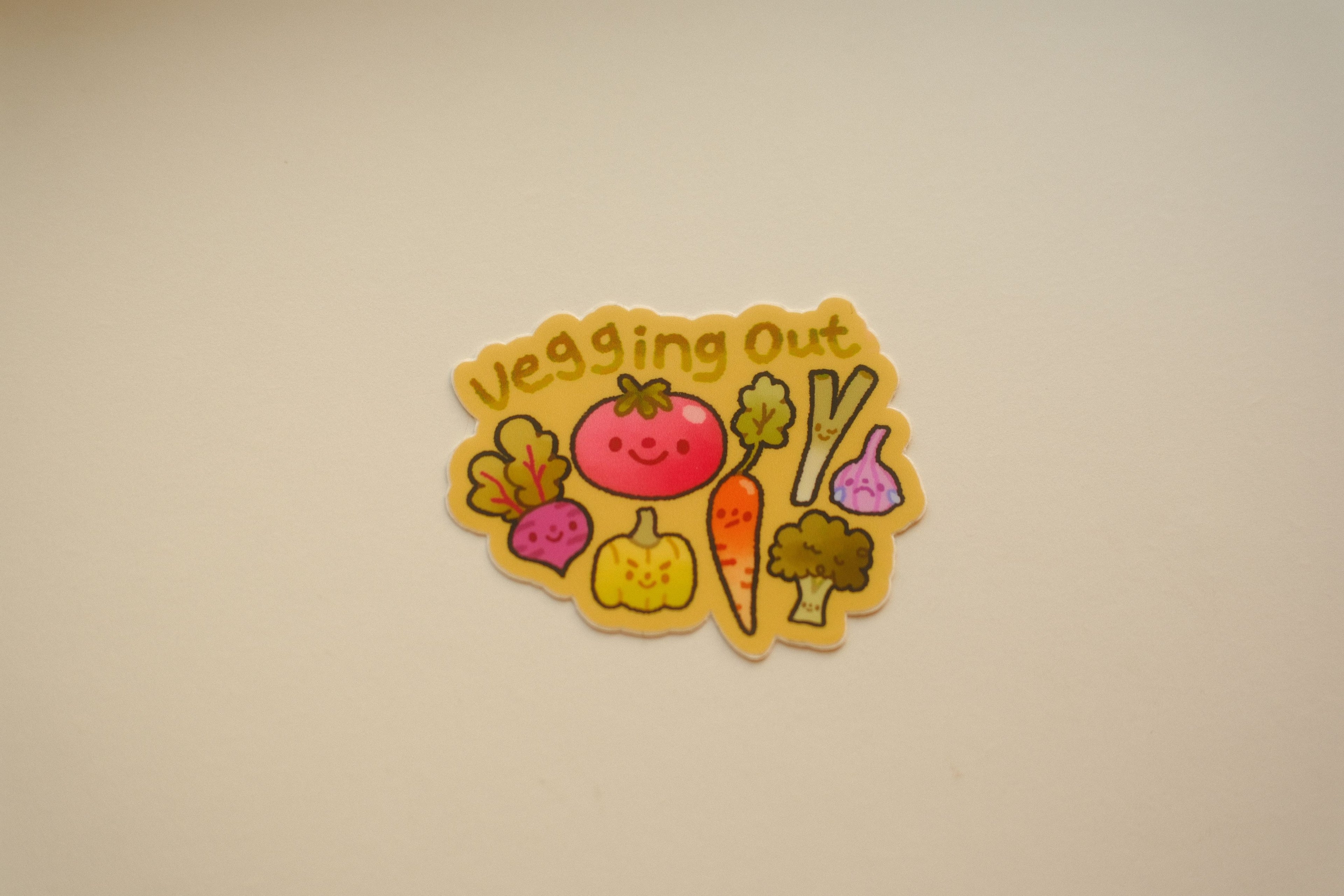 Vegging Out Sticker