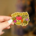 Vegging Out Sticker