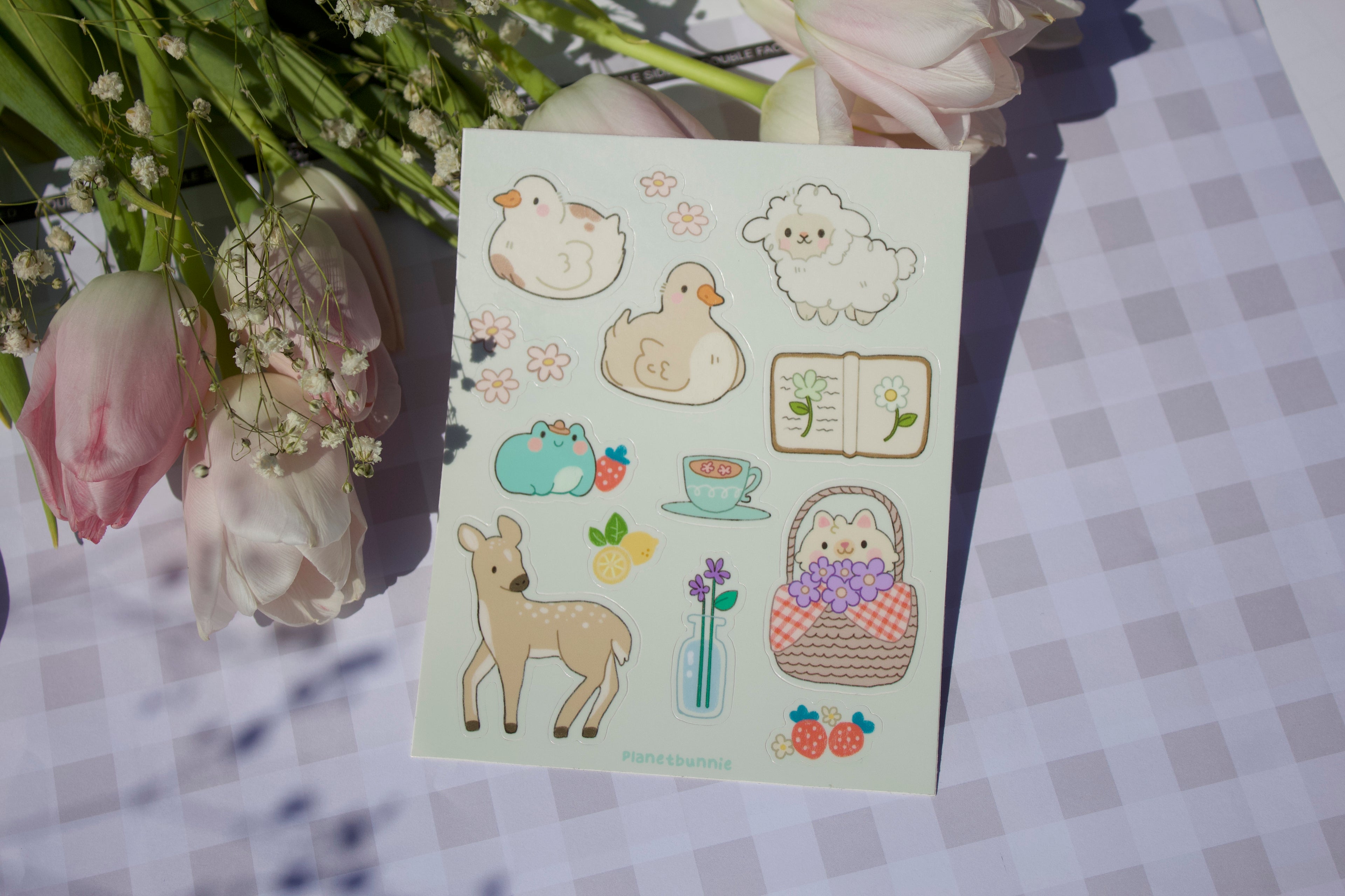 Spring Picnic Sticker Sheet