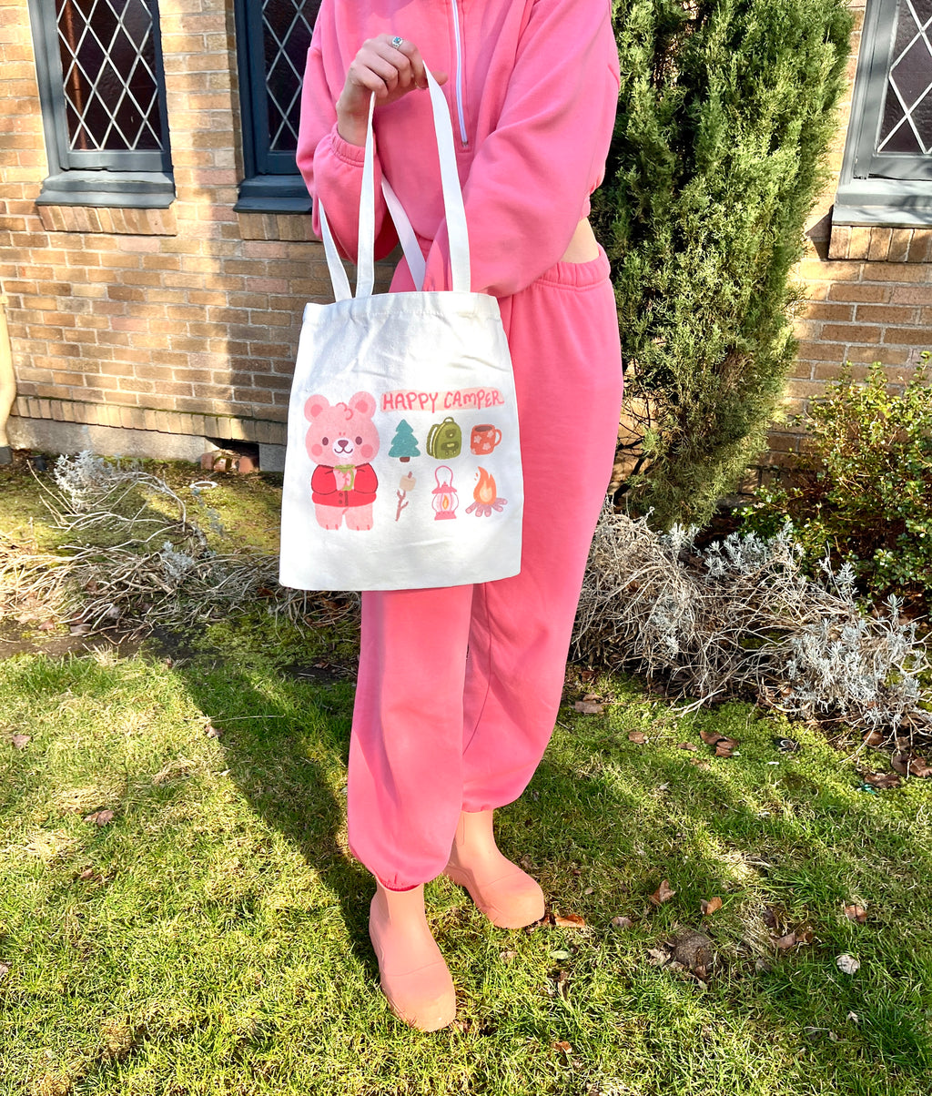 Happy Camper Tote Bag