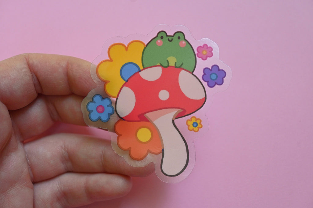 Groovy Frog Sticker