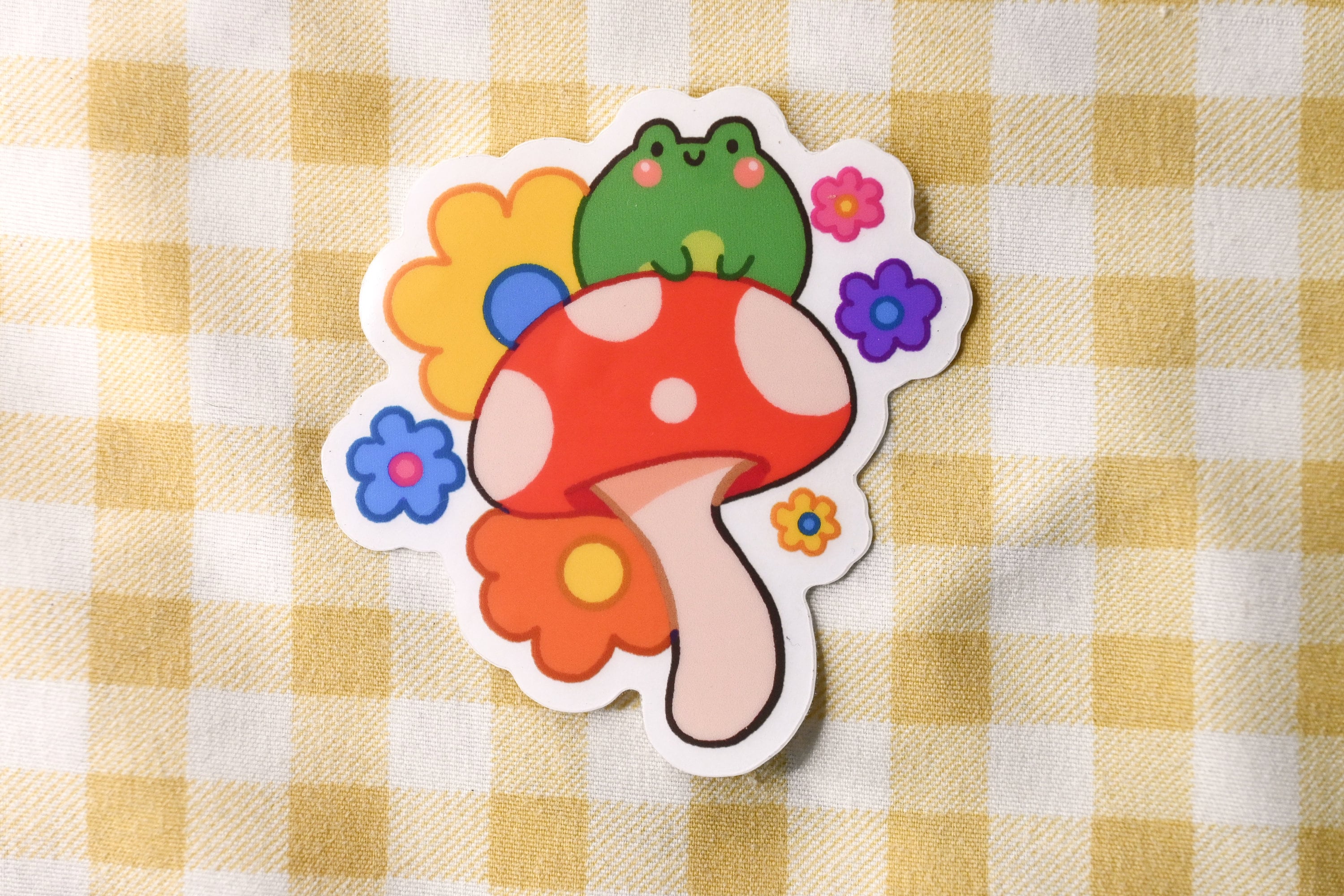 Groovy Frog Sticker
