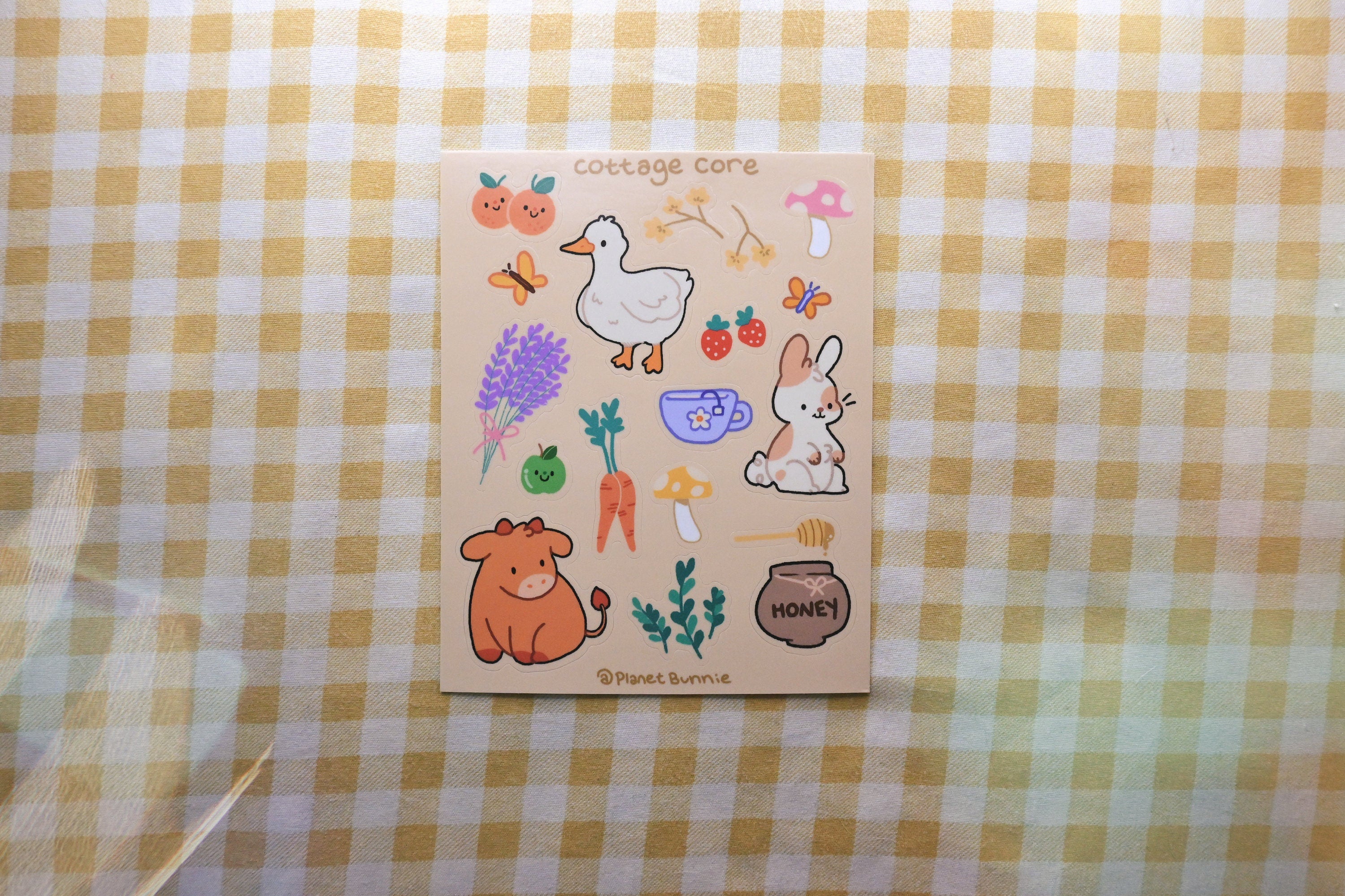 Cottagecore Sticker Sheet