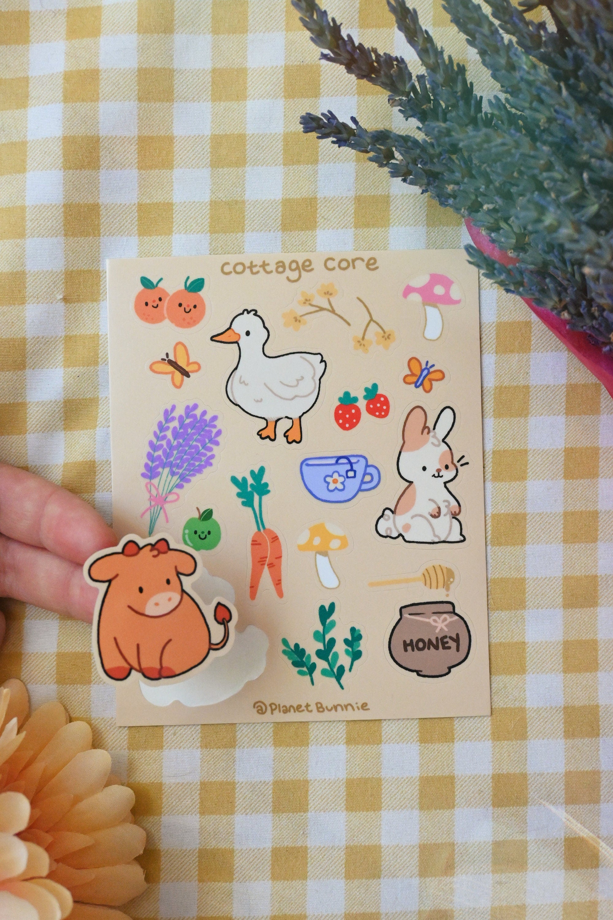 Cottagecore Sticker Sheet