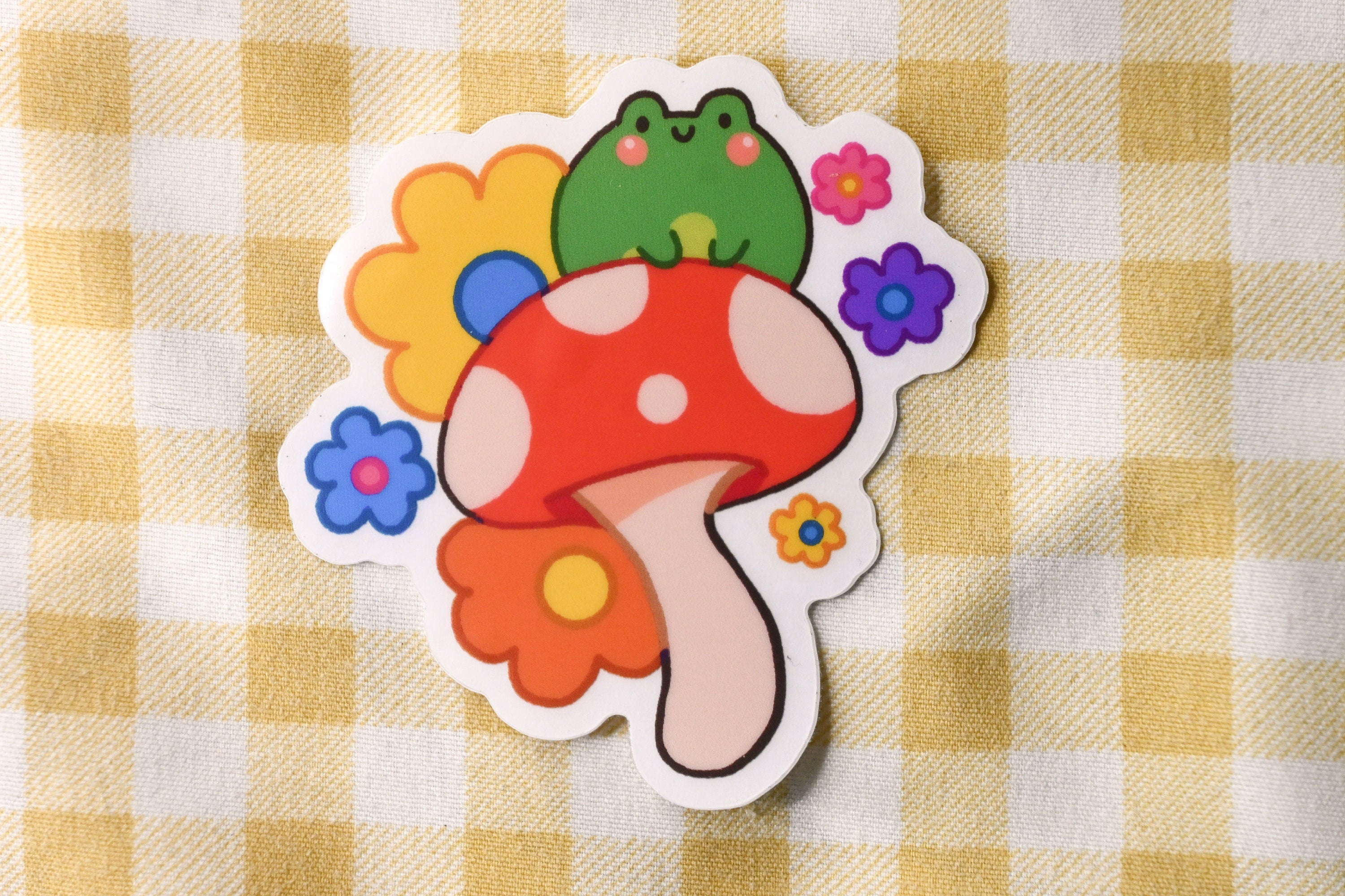 Groovy Frog Sticker