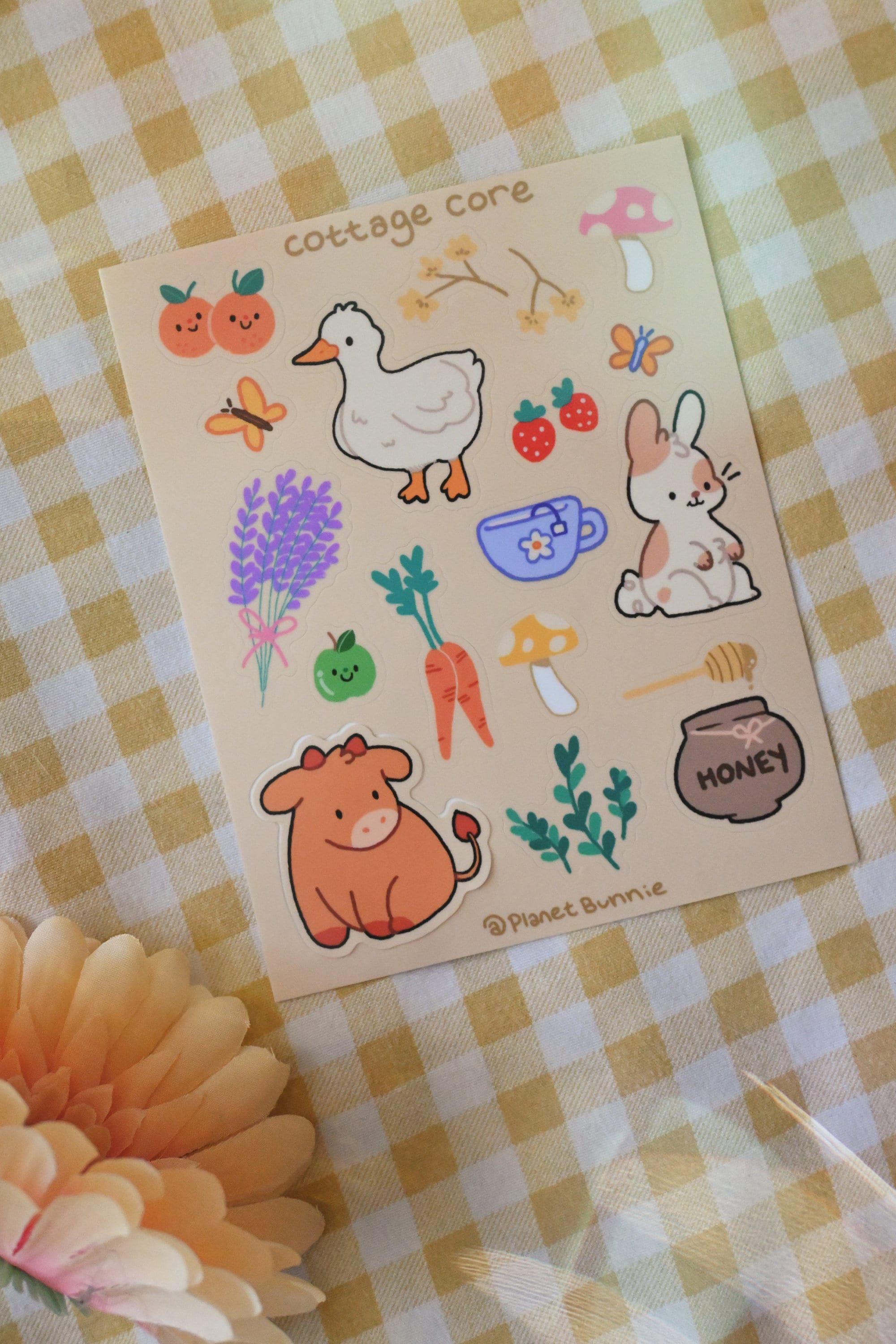 Cottagecore Sticker Sheet