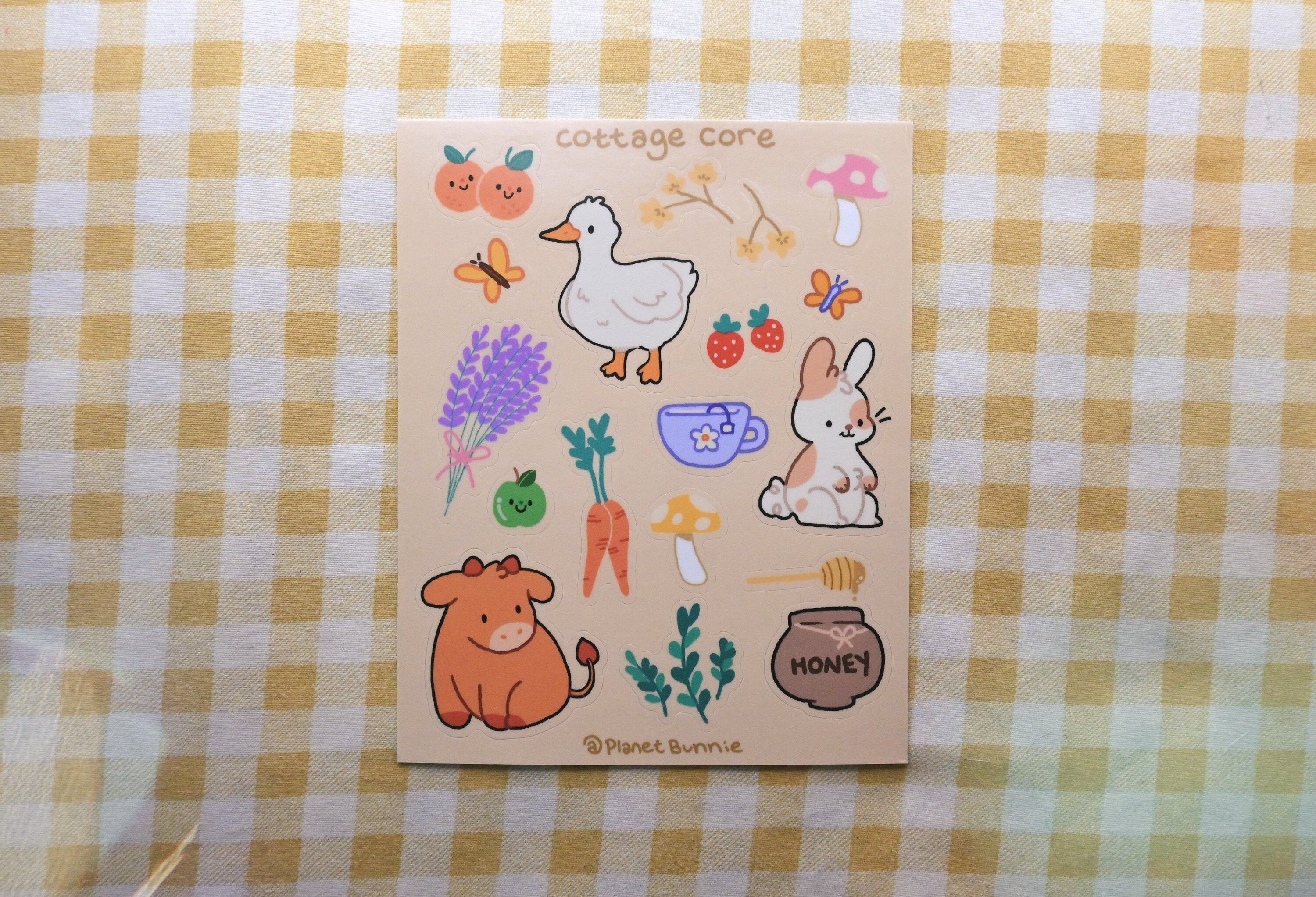 Cottagecore Sticker Sheet