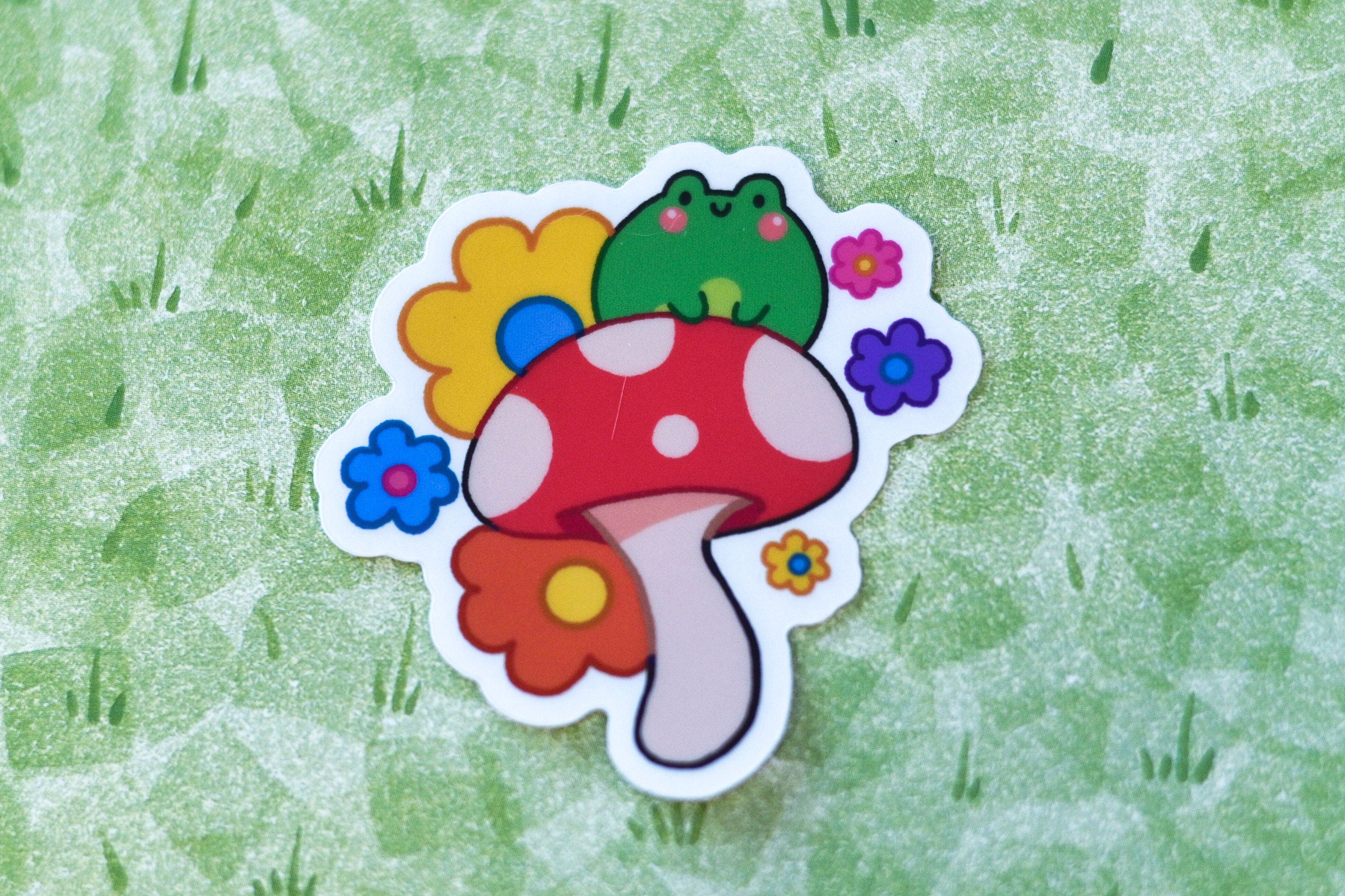 Groovy Frog Sticker