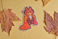 Spooky Halloween Cat Sticker
