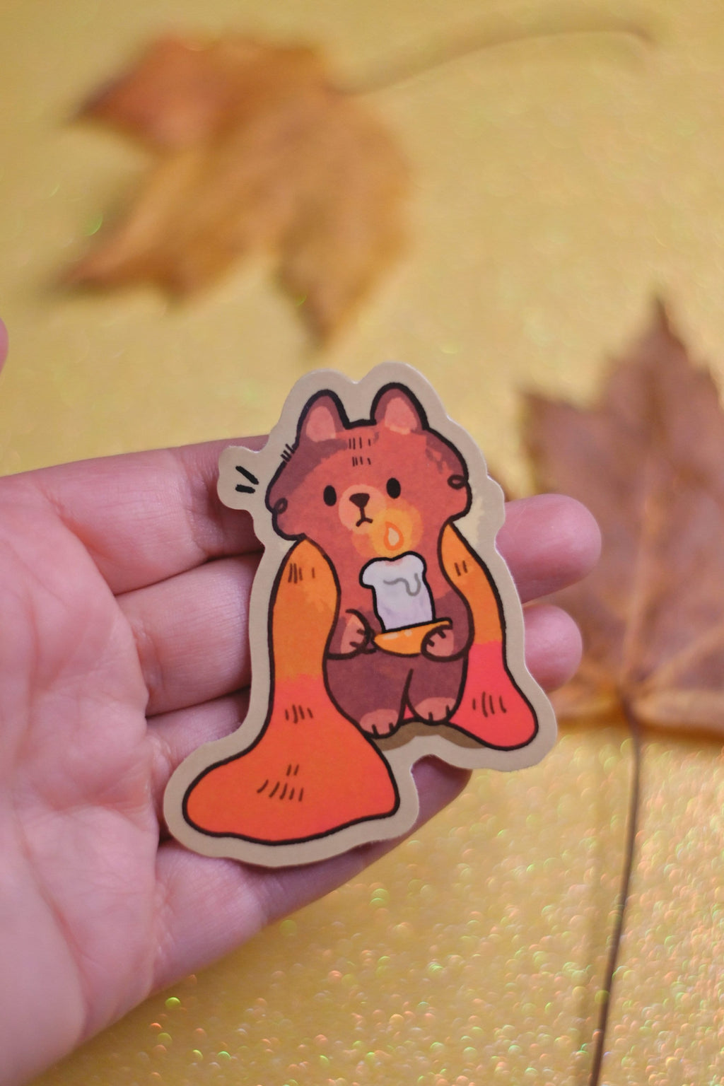 Spooky Halloween Cat Sticker