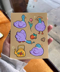 Tulip the Duck Sticker Sheet