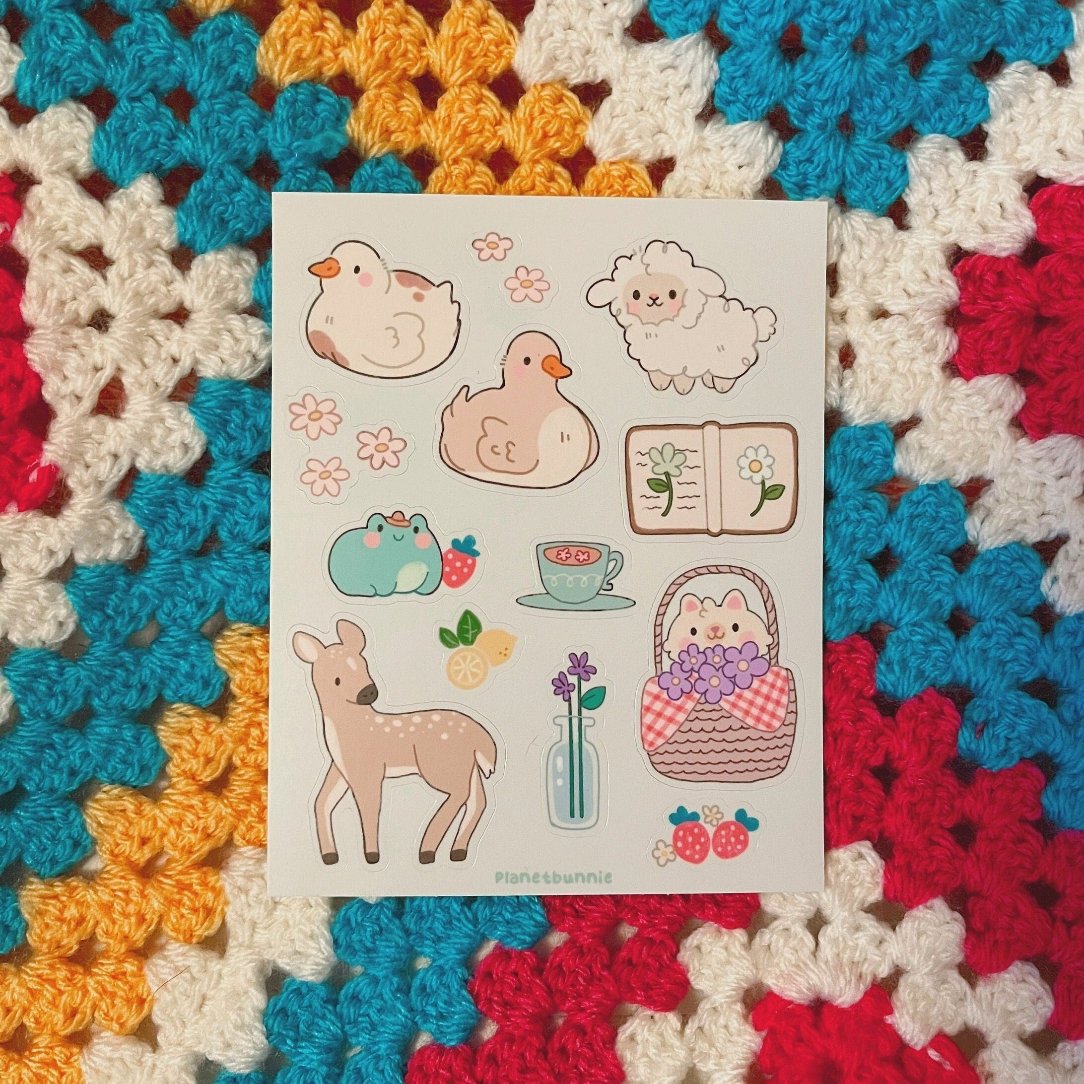 Spring Picnic Sticker Sheet