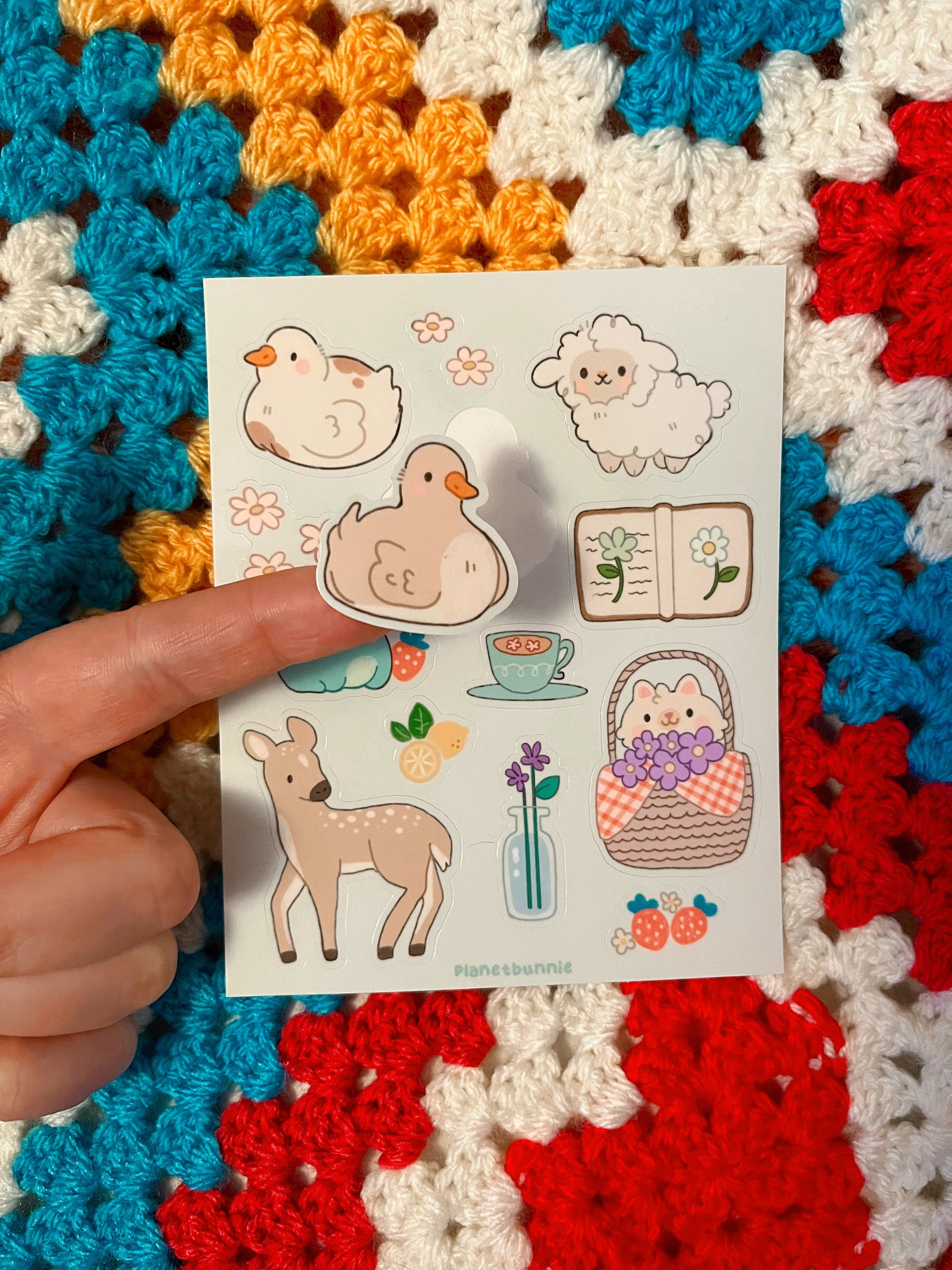 Spring Picnic Sticker Sheet